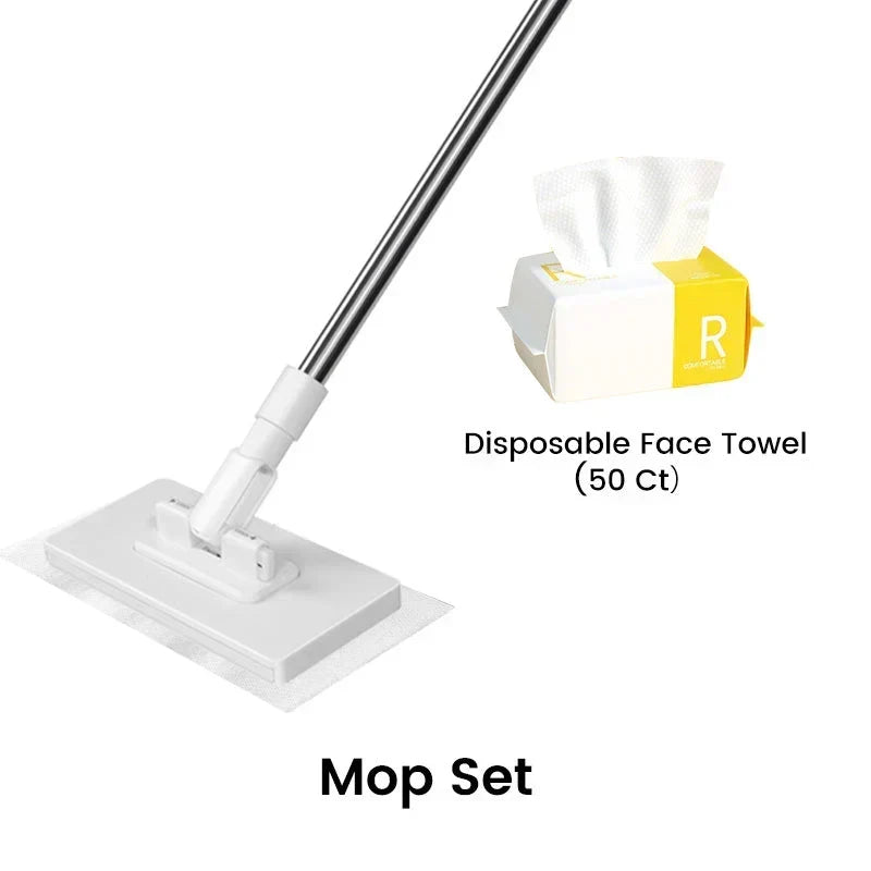🧹 360° Swivel Extendable Flat Mop