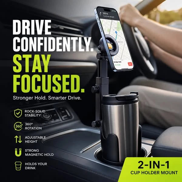 📱 360° Magnetic Car Phone Mount – Strong & Secure Hold