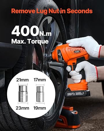 🚘Electric Car Jack Kit with Safety Protection, Impact Wrench, LED Light & Remote Control