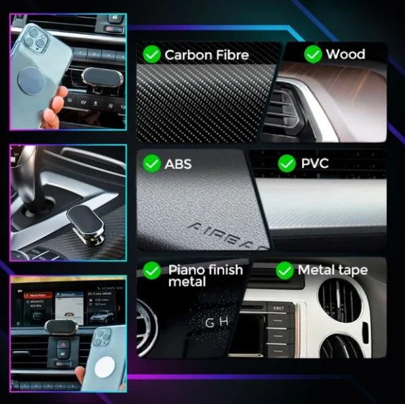 📱 Flexible Magnetic Car Phone Mount