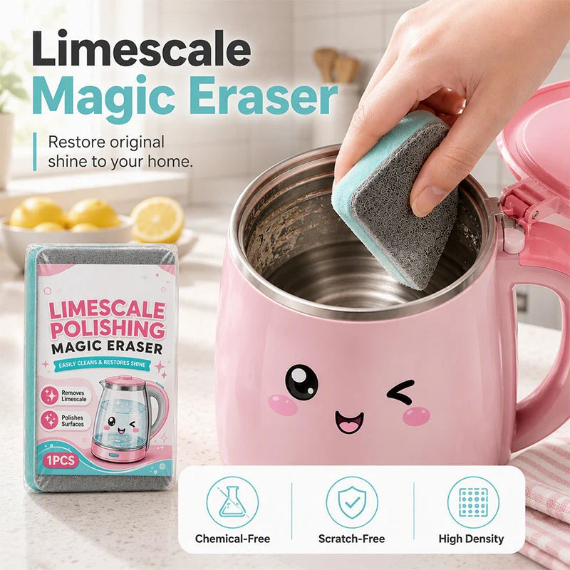 🧽 Limescale & Hard Water Stain Cleaning Sponge