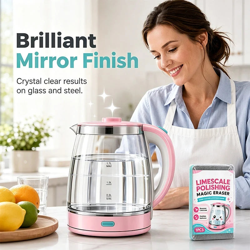 🧽 Limescale & Hard Water Stain Cleaning Sponge